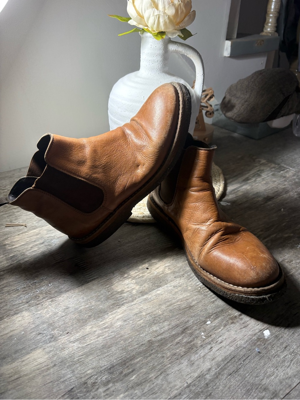 Gravity Pope Italian made leather booties